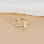 Double Layer Zircon Ring - Viexta