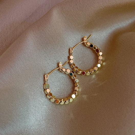 Square Balls Geometric Hoops - Viexta