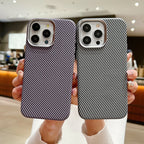 carbon-fiber-grain-magnetic-leather-iphone-case - Viexta