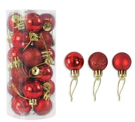 Christmas Decoration Shiny Matte Christmas Ball - Viexta