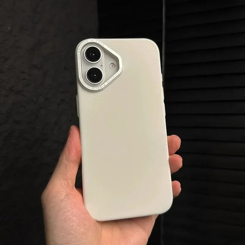 metal-large-hole-ultra-thin-frosted-iphone-case - Viexta