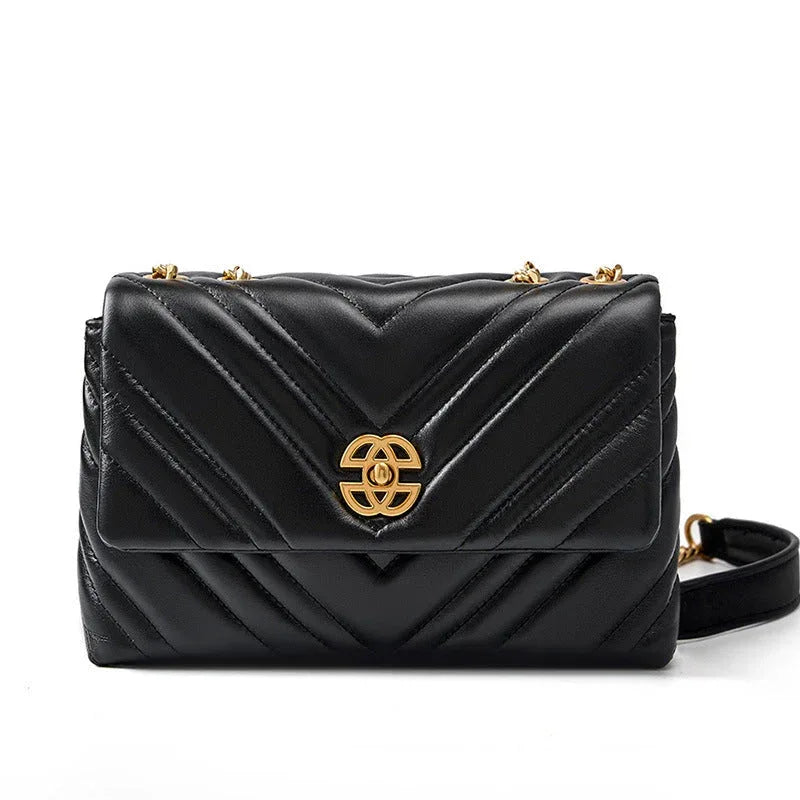 womens-diamond-chain-square-shoulder-bag - Viexta