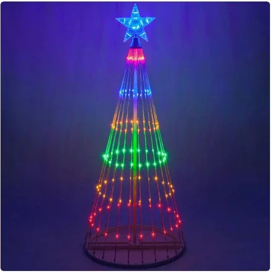 Multi Color LED Animated Outdoor Christmas Tree Lights - Viexta