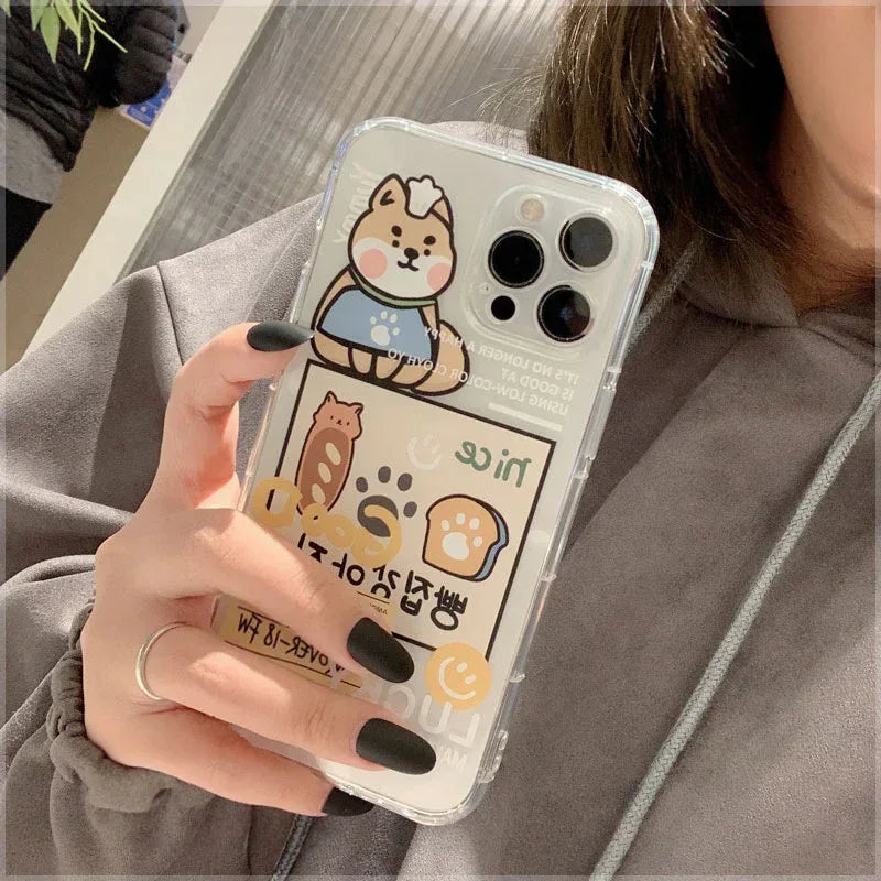 Baked Dog Airbag Silicone iPhone Case - Viexta