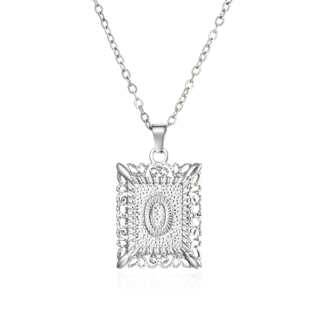 stainless-steel-initial-necklace - Viexta