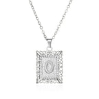 stainless-steel-initial-necklace - Viexta