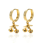 Micro Inlaid Zircon Eardrops - Viexta