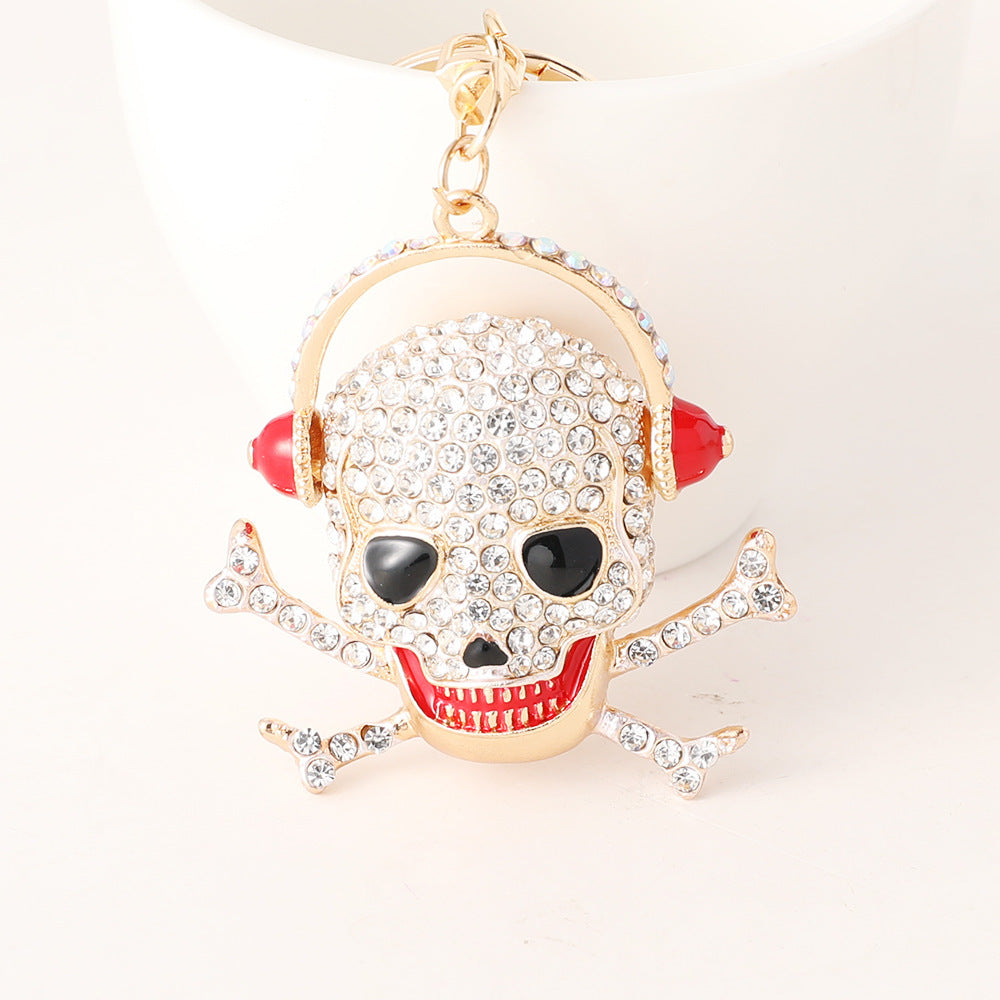 Versatile Skeleton Car Keychain Pendant