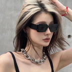 Retro Square Small-Frame Cross-Border Personalized Sunglasses