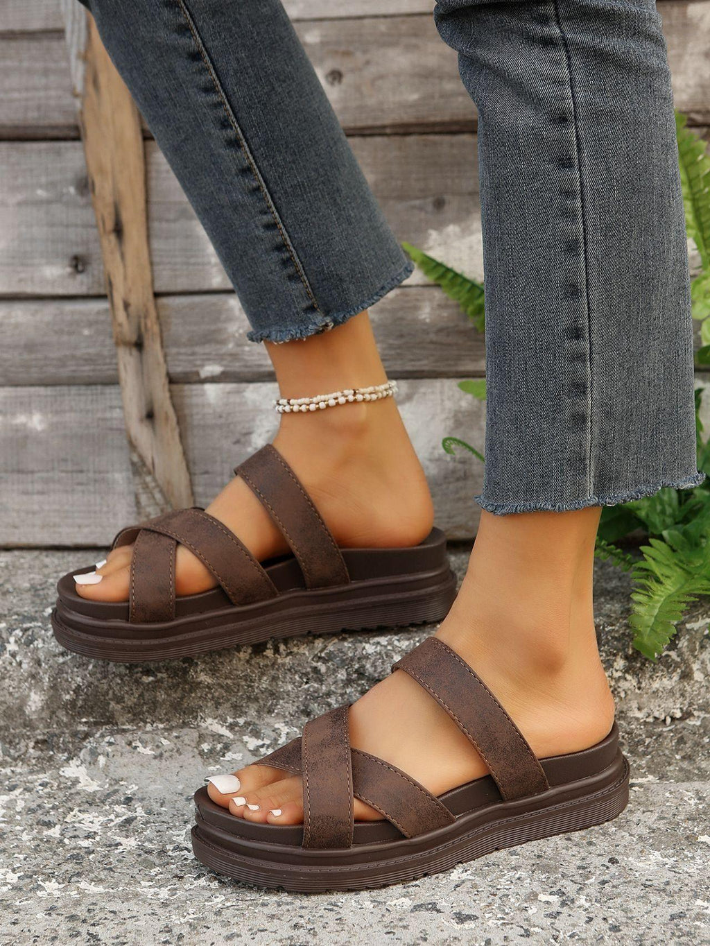 Women's Cross Sandals - Viexta