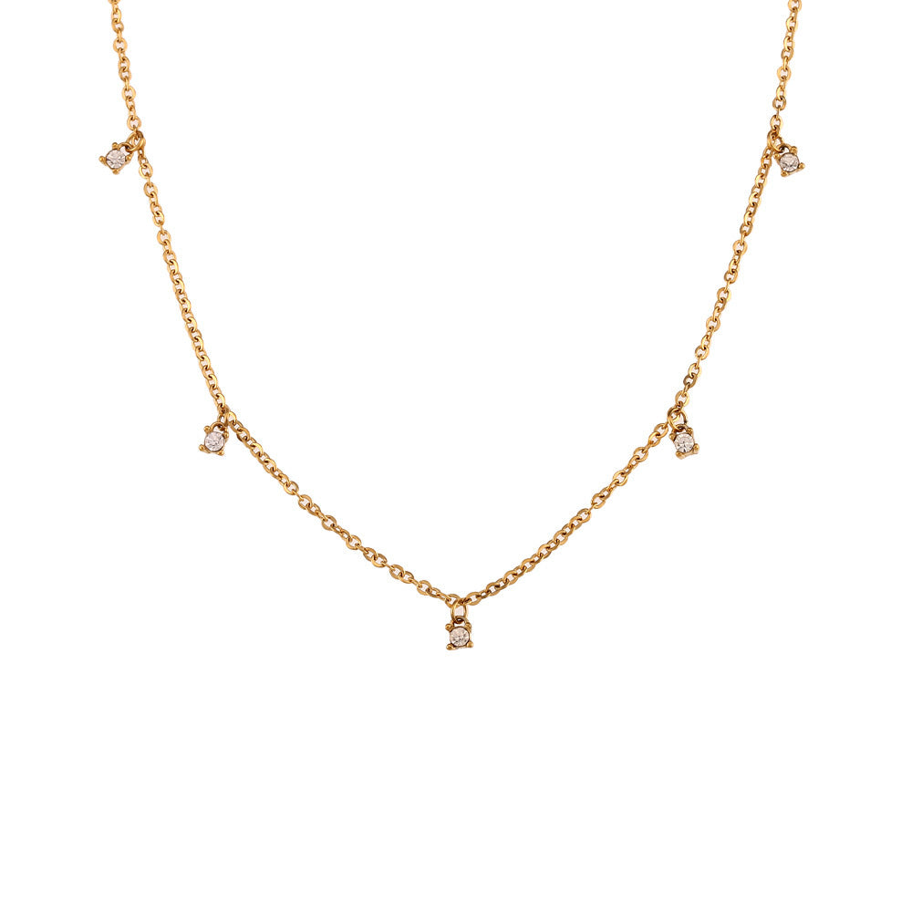 Zircon Clavicle Chain