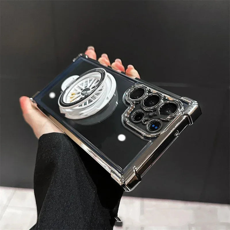 Decompression Gyro Magnetic Samsung S Series Phone Case - Viexta