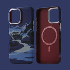Magnetic Carbon Fiber Kevlar Texture iPhone Case - Viexta
