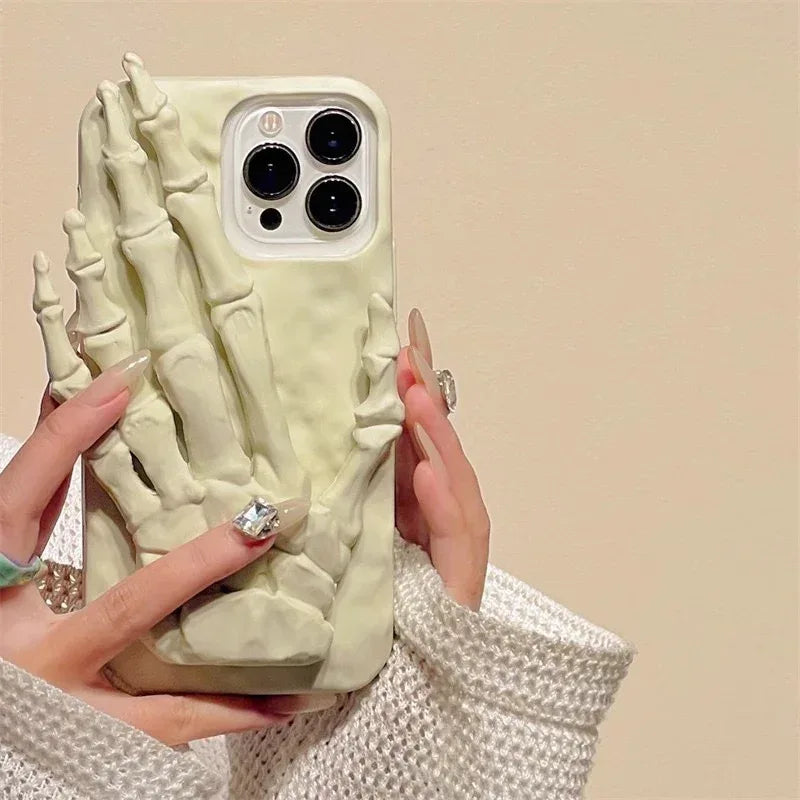 Skull Hand Bone iPhone Protective Case - Viexta