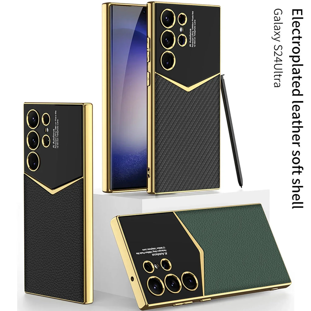 Ultra Thin Anti Drop Carbon Fiber Samsung Case - Viexta