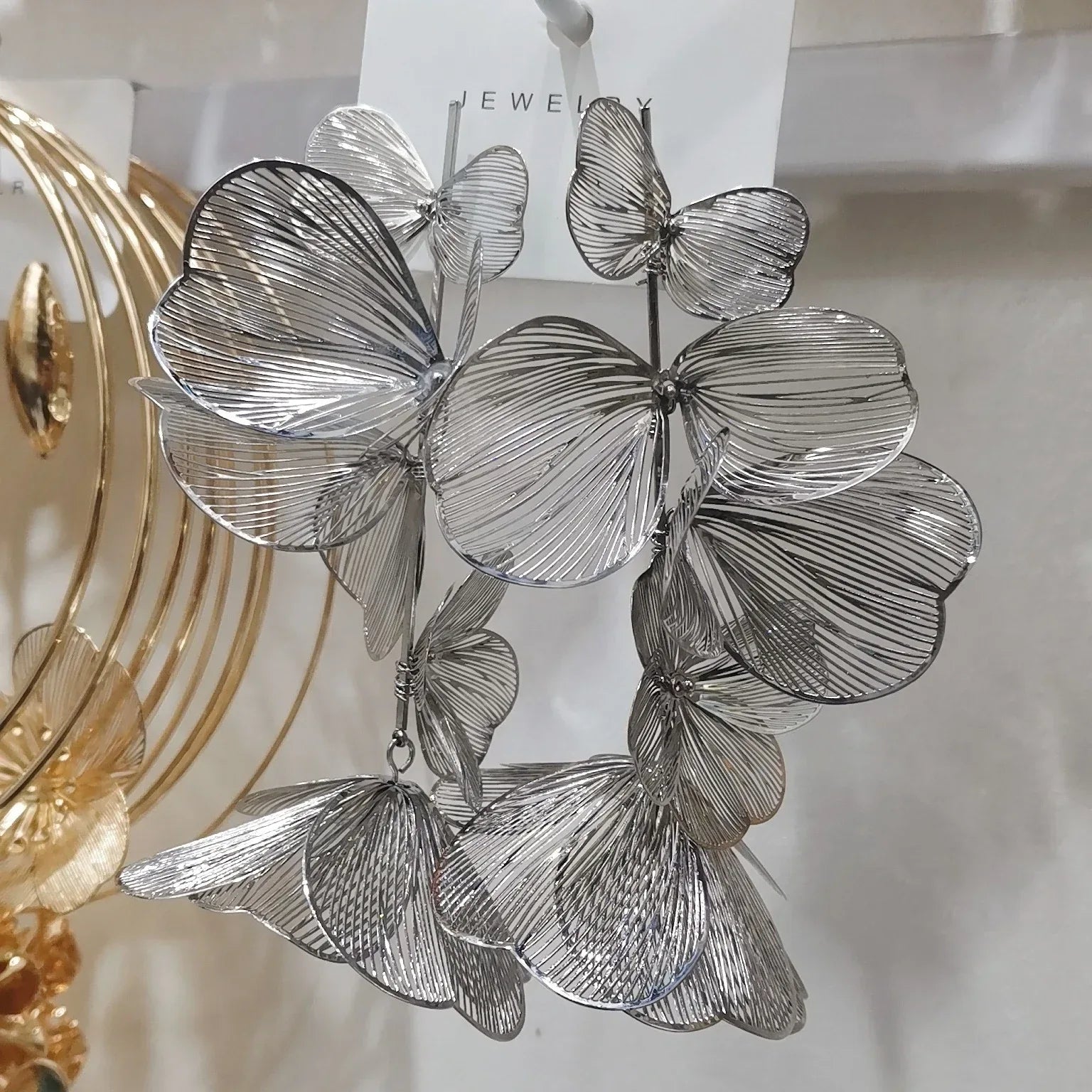 GoldenTexture Handmade Blade Eardrops - Viexta