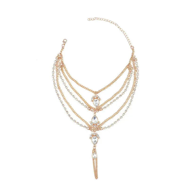 bohemian-ethnic-style-gemstone-foot-ornament - Viexta