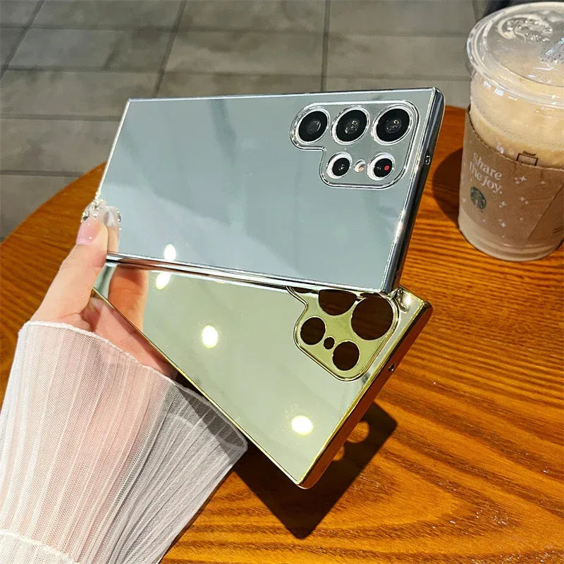 Electroplated Mirror Samsung Case - Viexta