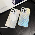 Laser Gradient Drop-resistant Frosted Magnetic iPhone Case - Viexta