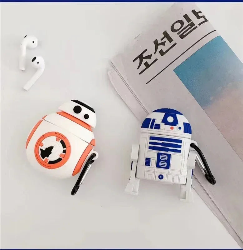 Robot Wireless Bluetooth Earphone Case - Viexta