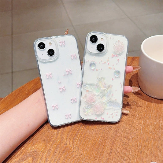 Korean Love Rose iPhone Case