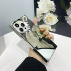 Right-angle Large Hole Electroplating Mirror Drop-resistant iPhone Cover