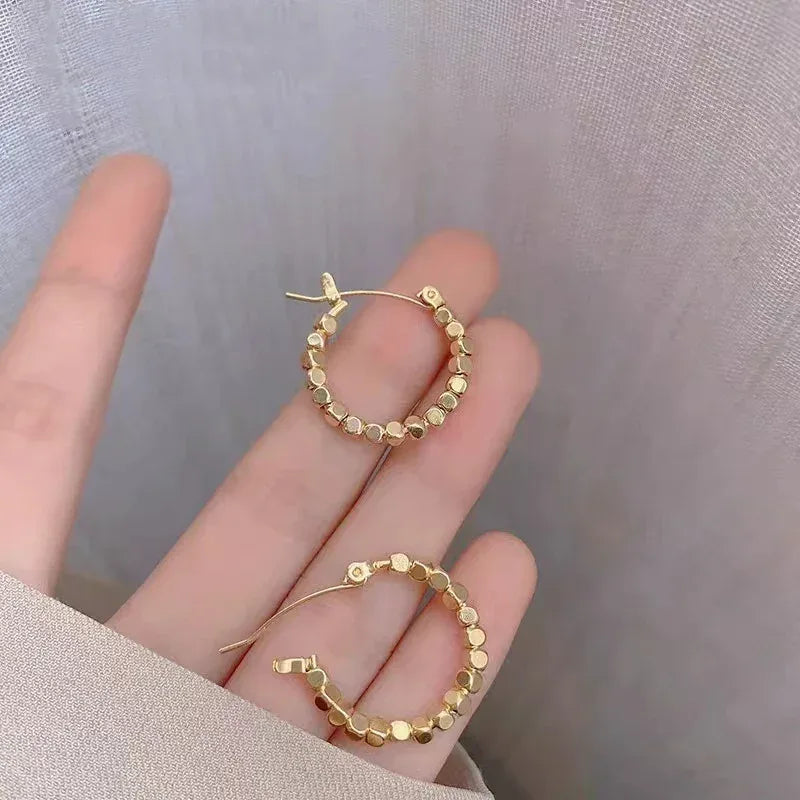 Square Balls Geometric Hoops - Viexta