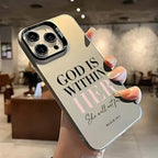 European Trendy Silver iPhone Case - Viexta