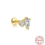 s925-sterling-silver-horse-eye-stud-earrings - Viexta