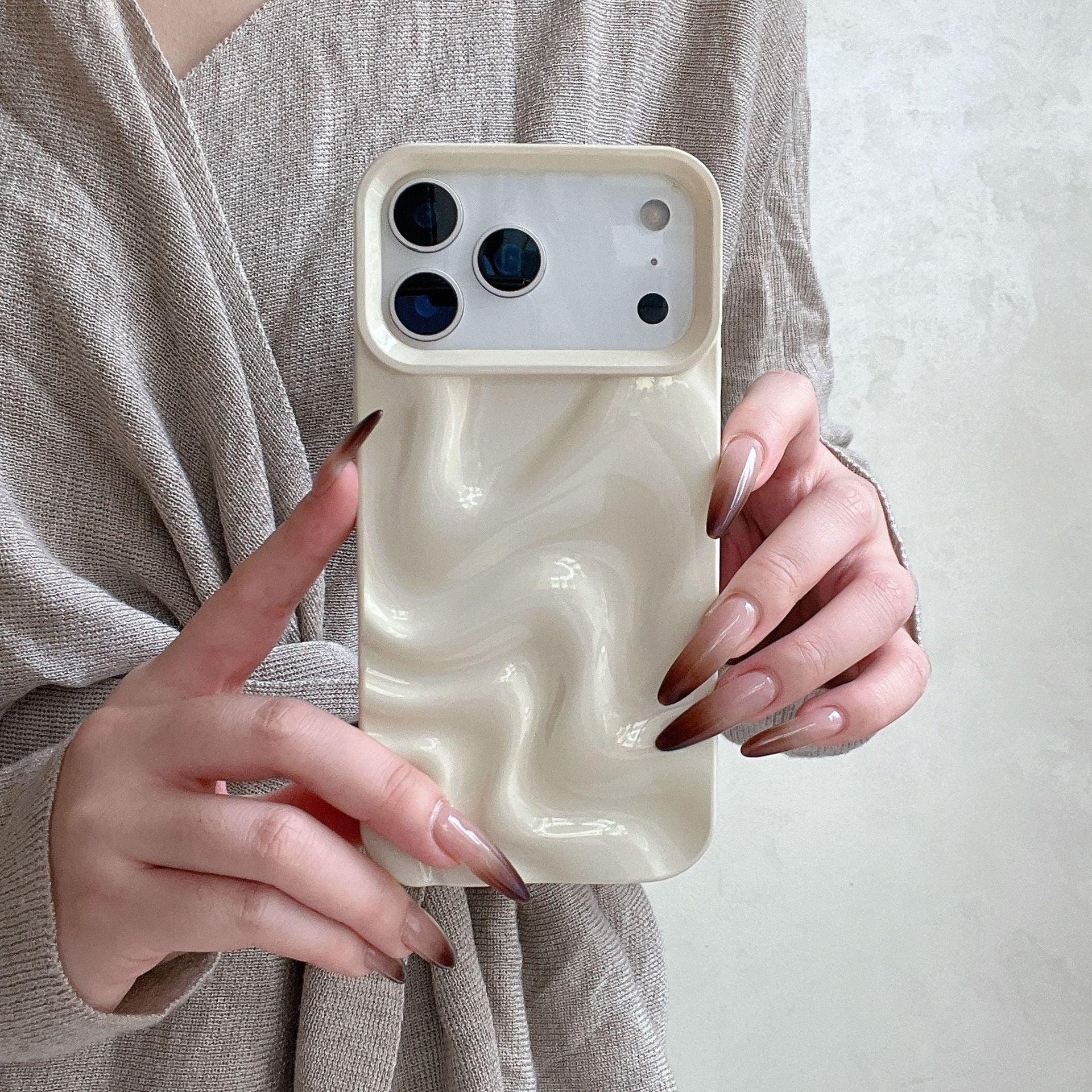 Korean Water Ripple Soft Shell iPhone case - Viexta