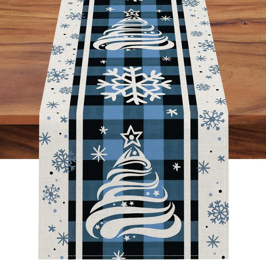christmas-trees-merry-xmas-table-runner - Viexta