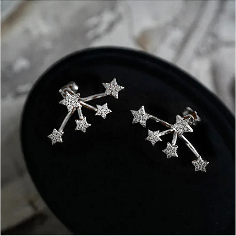 delicate-bead-set-diamond-stud-earrings - Viexta