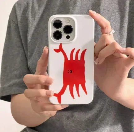 Cream Crab Whale IPhone Case - Viexta
