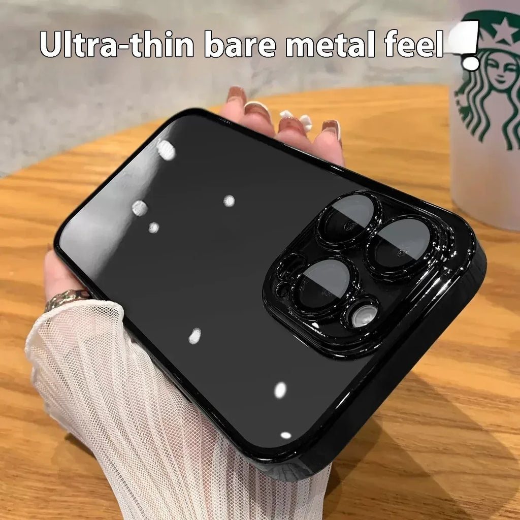 Dustproof Net Transparent Plating IPhone Case - Viexta