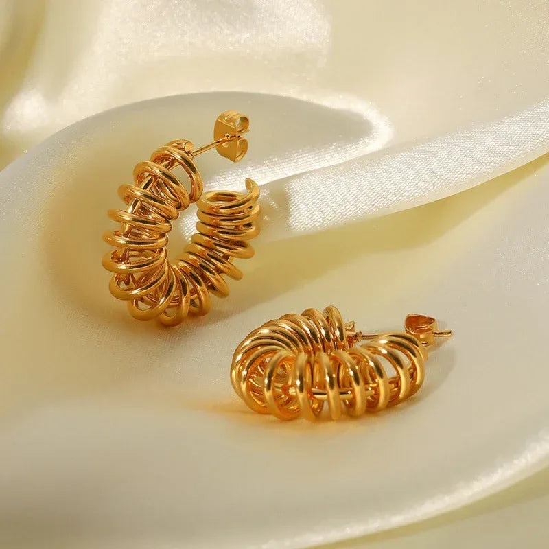 titanium-steel-earrings - Viexta