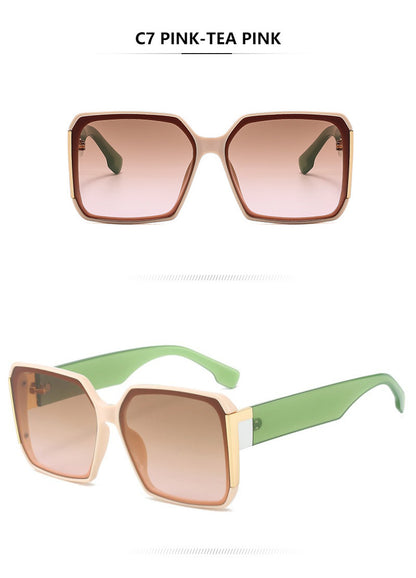 Retro Fashion Outdoor Box Sunglasses