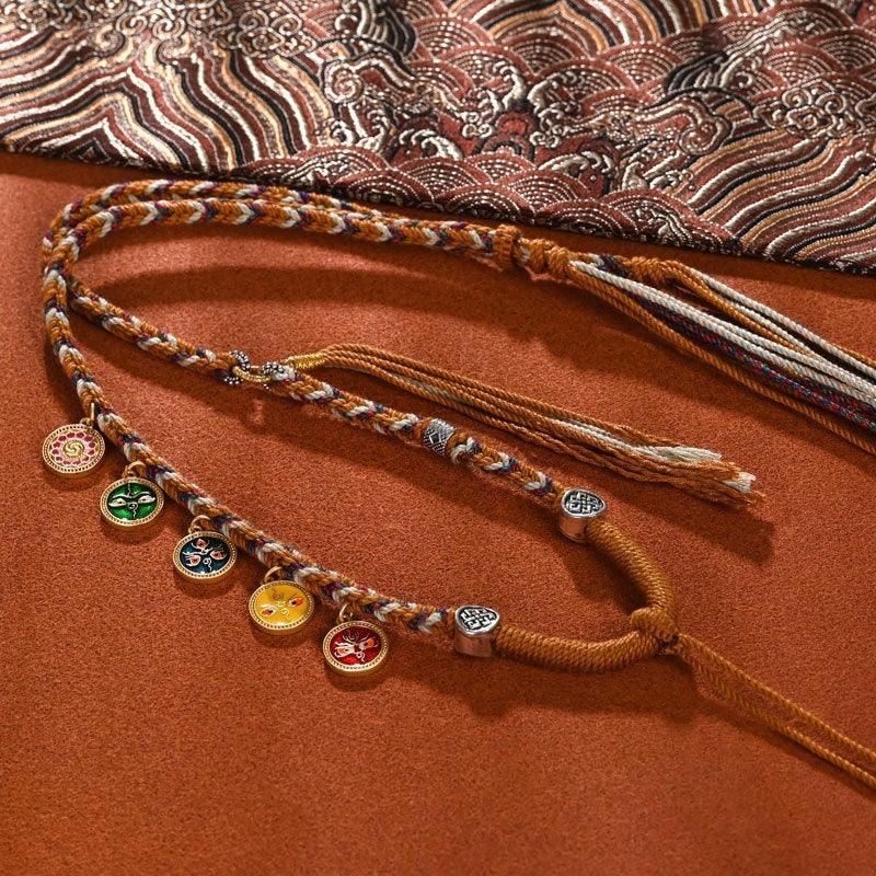 handmade-braided-pendant-necklace - Viexta