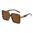 Square-shaped Gradient Oversized Sunglasses