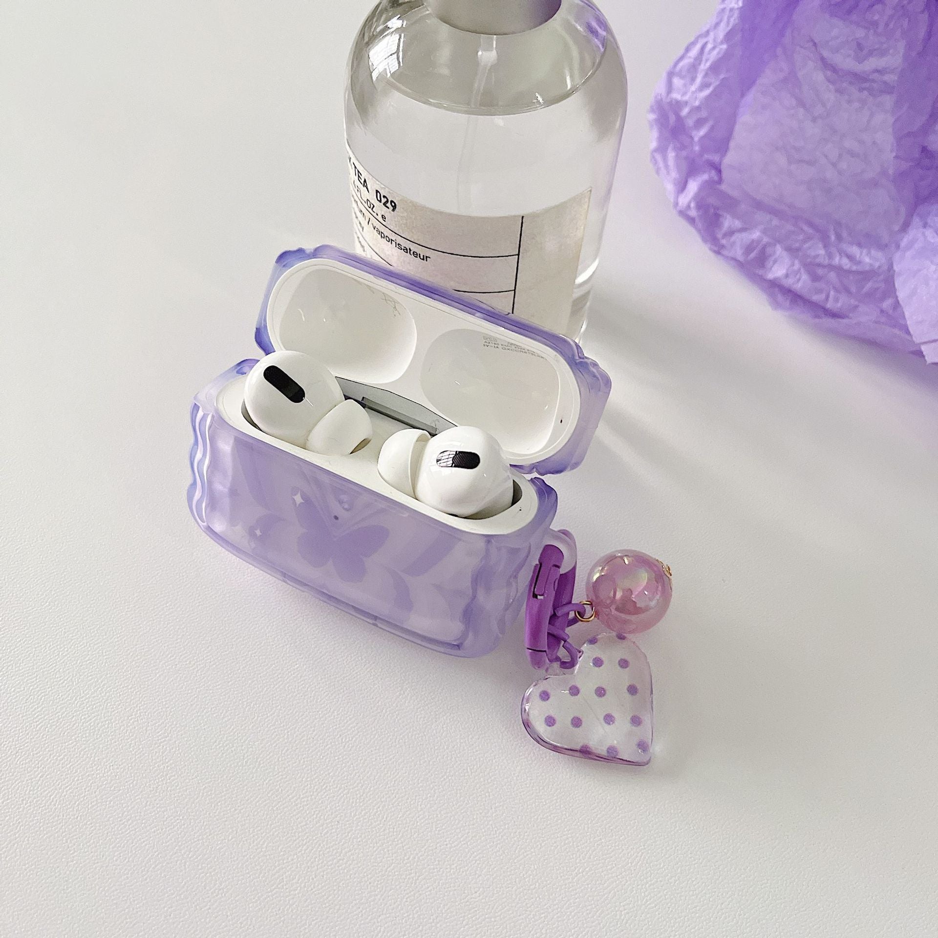 Jelly Purple Headset Airpod case
