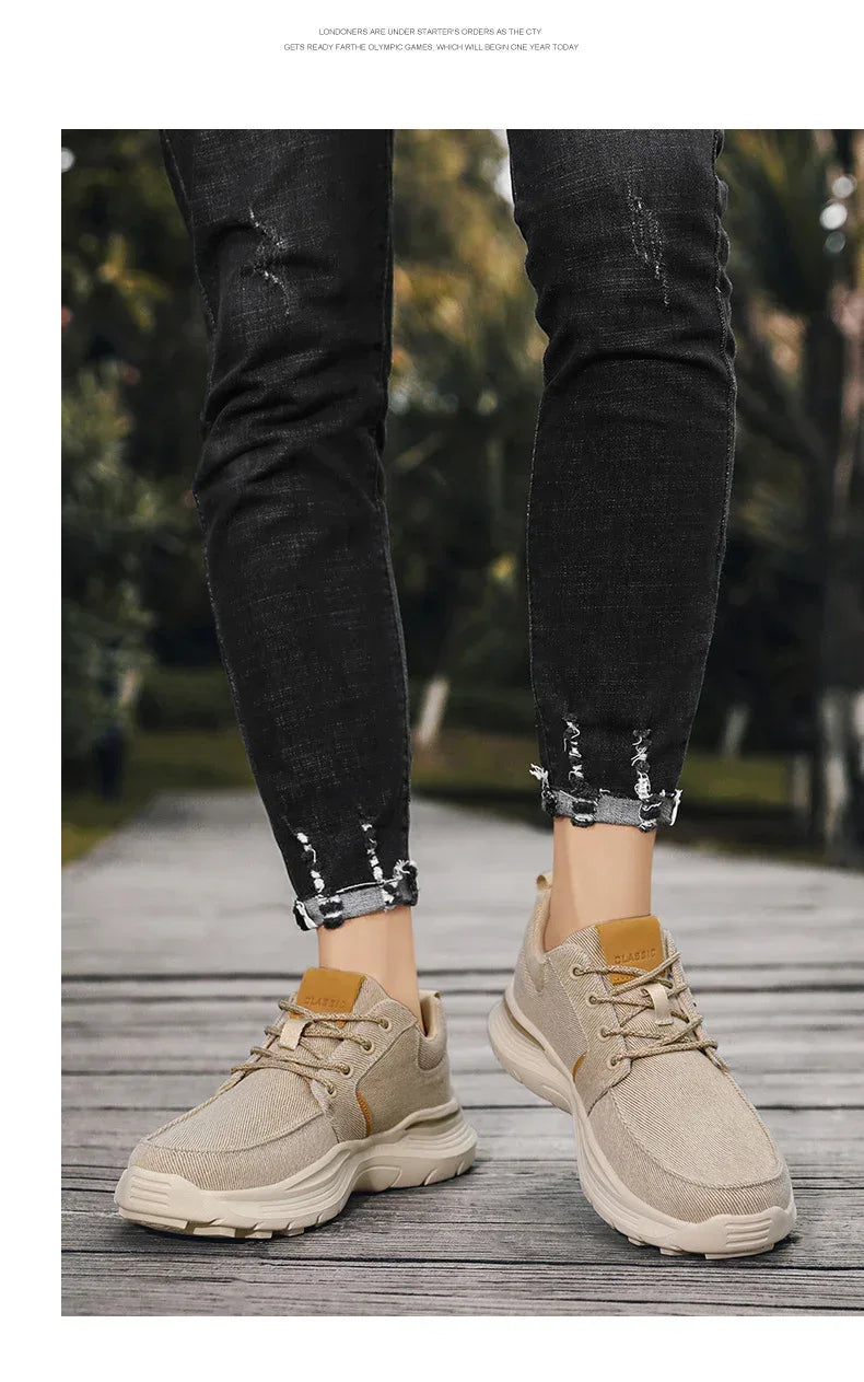 Large Size Canvas Outdoor Sports Shoes - Viexta
