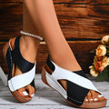 Dual Tone Soft Summer Sandals - Viexta