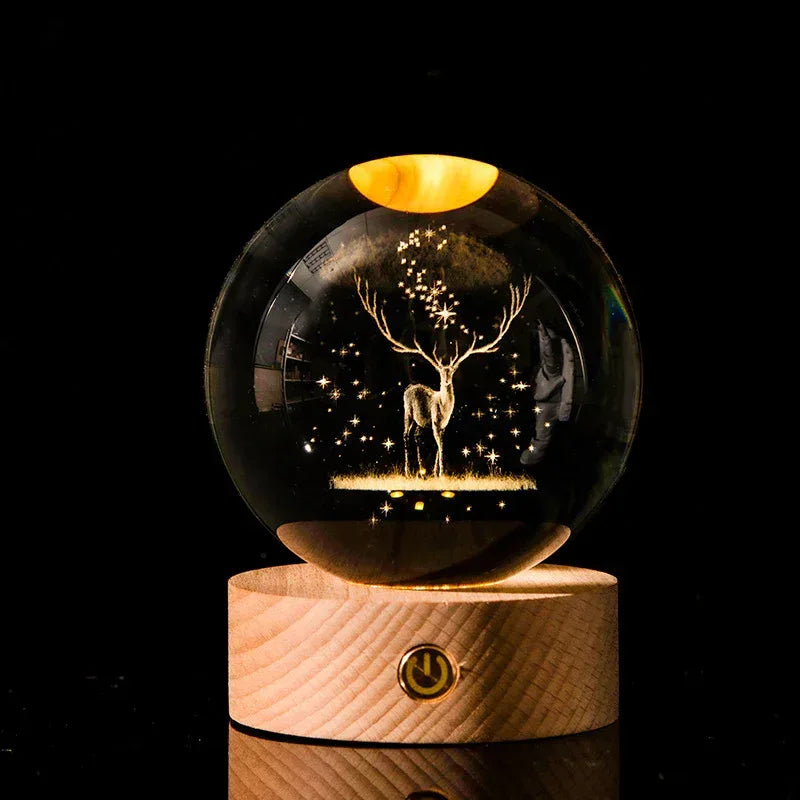 Luminous Galaxy Crystal Ball - Viexta