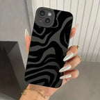 Black Striped Pupil iPhone Case - Viexta