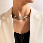Multi-layer Hemp Flowers Drop-shaped Necklace - Viexta