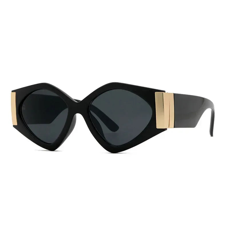 Small Frame Cat Eye Female Sunglasses - Viexta