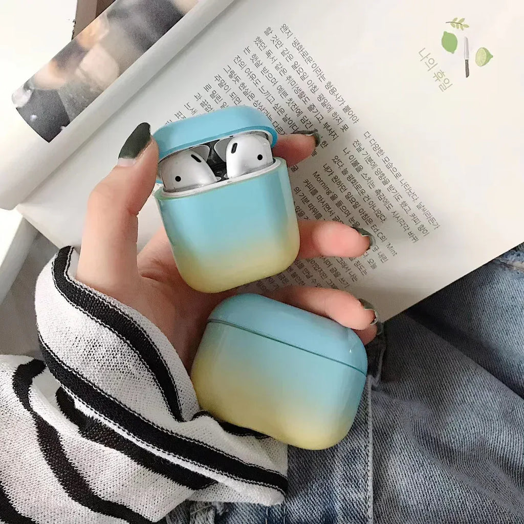 Gradient hard shell airpods pro protective cover - Viexta