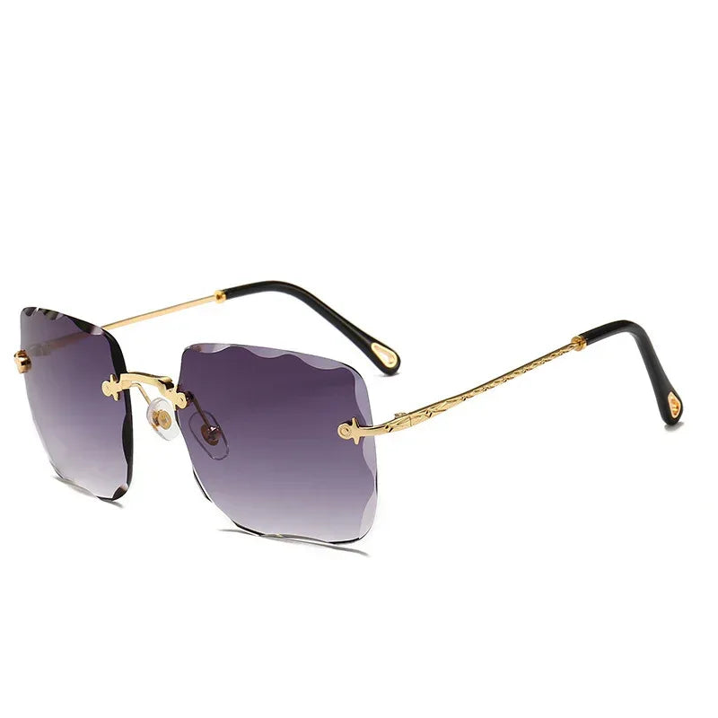 frameless-square-sunglasses - Viexta