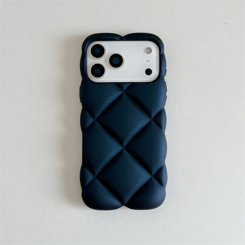 Leather Diamond Patterned Drop-proof iPhone Case