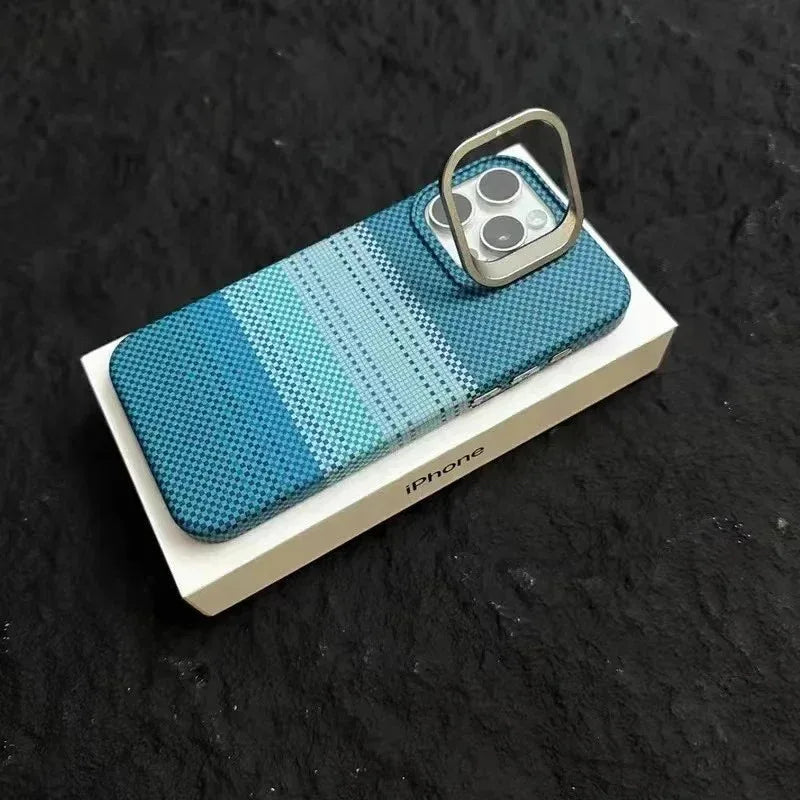 kevlar-magnetic-carbon-fiber-pattern-iphone-case - Viexta