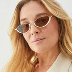Metal Sun Protection Plain Sun Glasses - Viexta